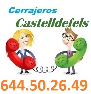 Telefono de la empresa cerrajeros Castelldefels